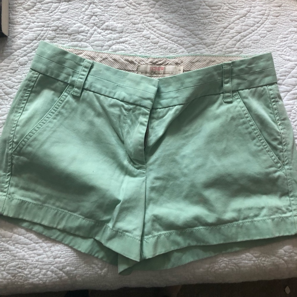aqua j crew china shorts size 2